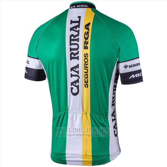 2018 Cycling Jersey Caja Rural Green Short Sleeve and Bib Short